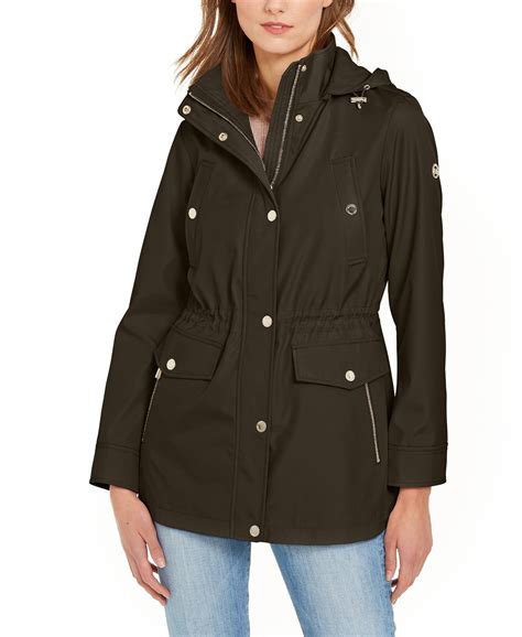 michael kors thin jacket|michael kors anorak jacket women.